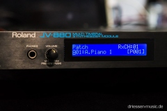 Roland JV-880 Synthesizer Reparatur Service Driessen Music