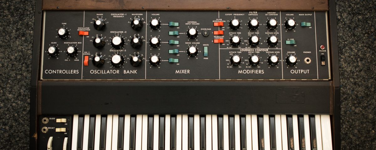 MiniMoog nach der Reparatur