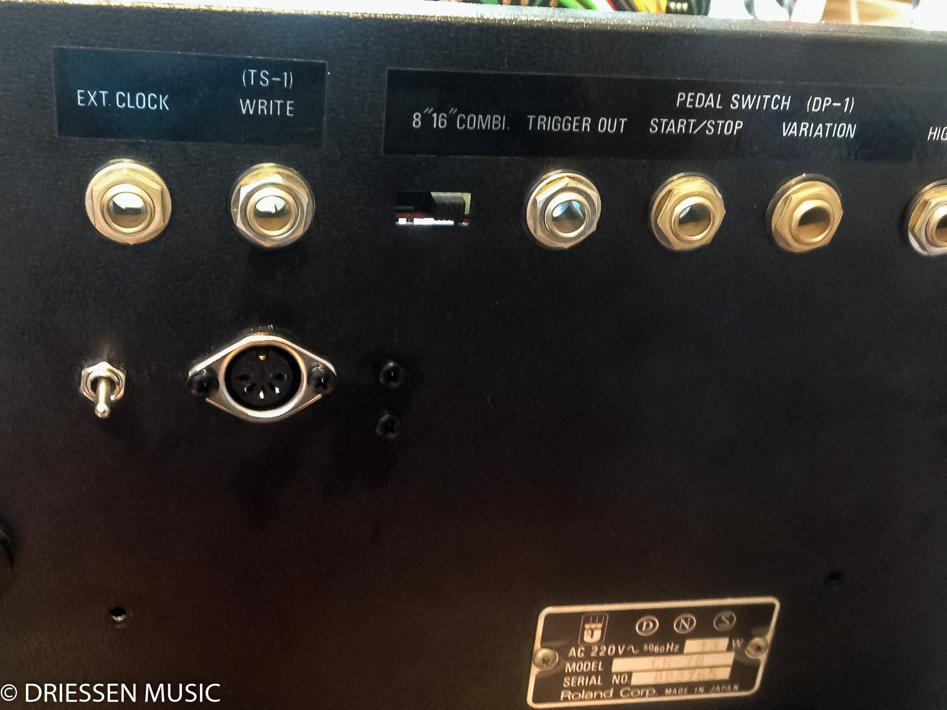 MIDI-Nachrüstung an einer Roland CR-78